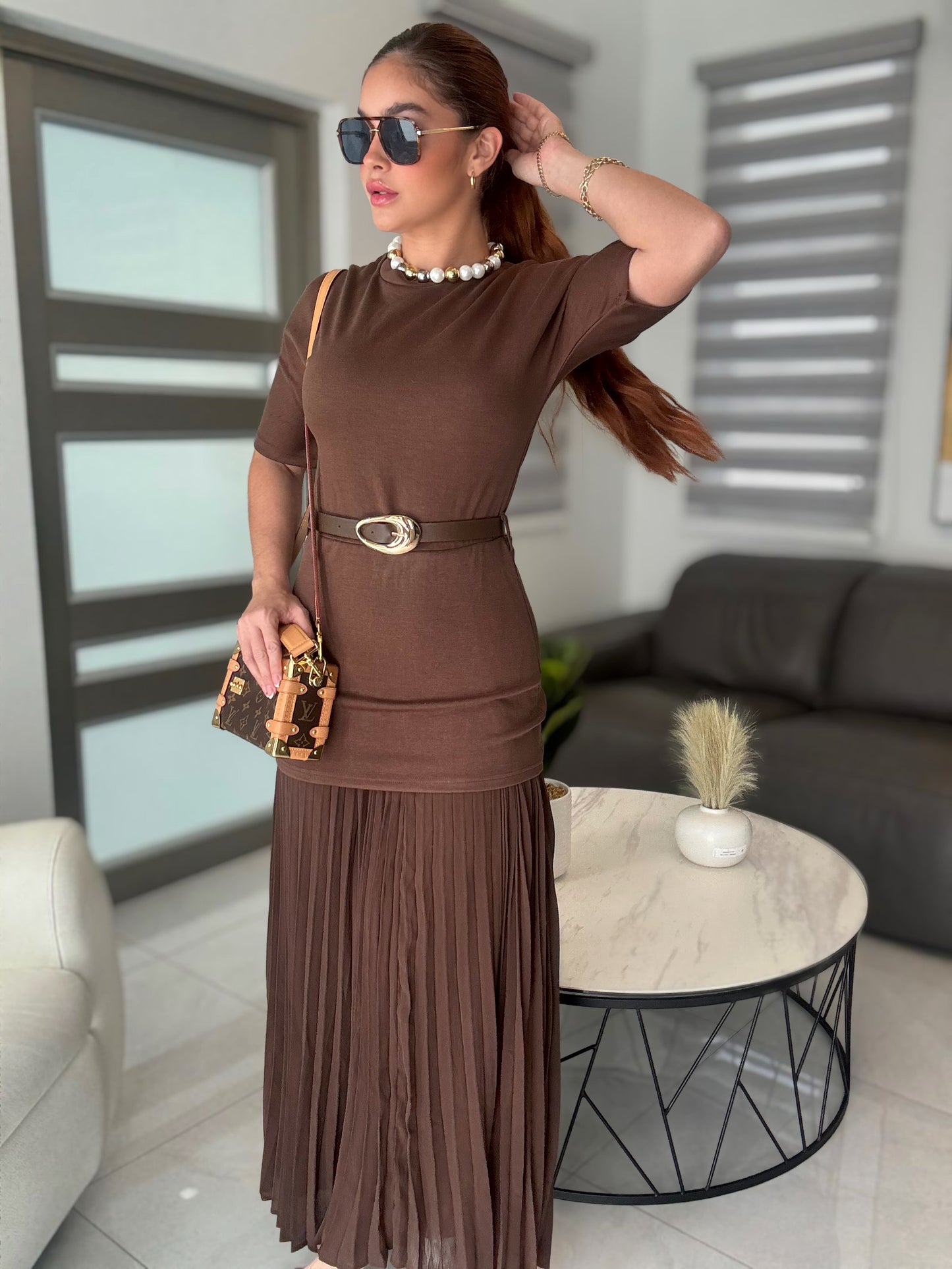 MOCHA DESERT DRESS