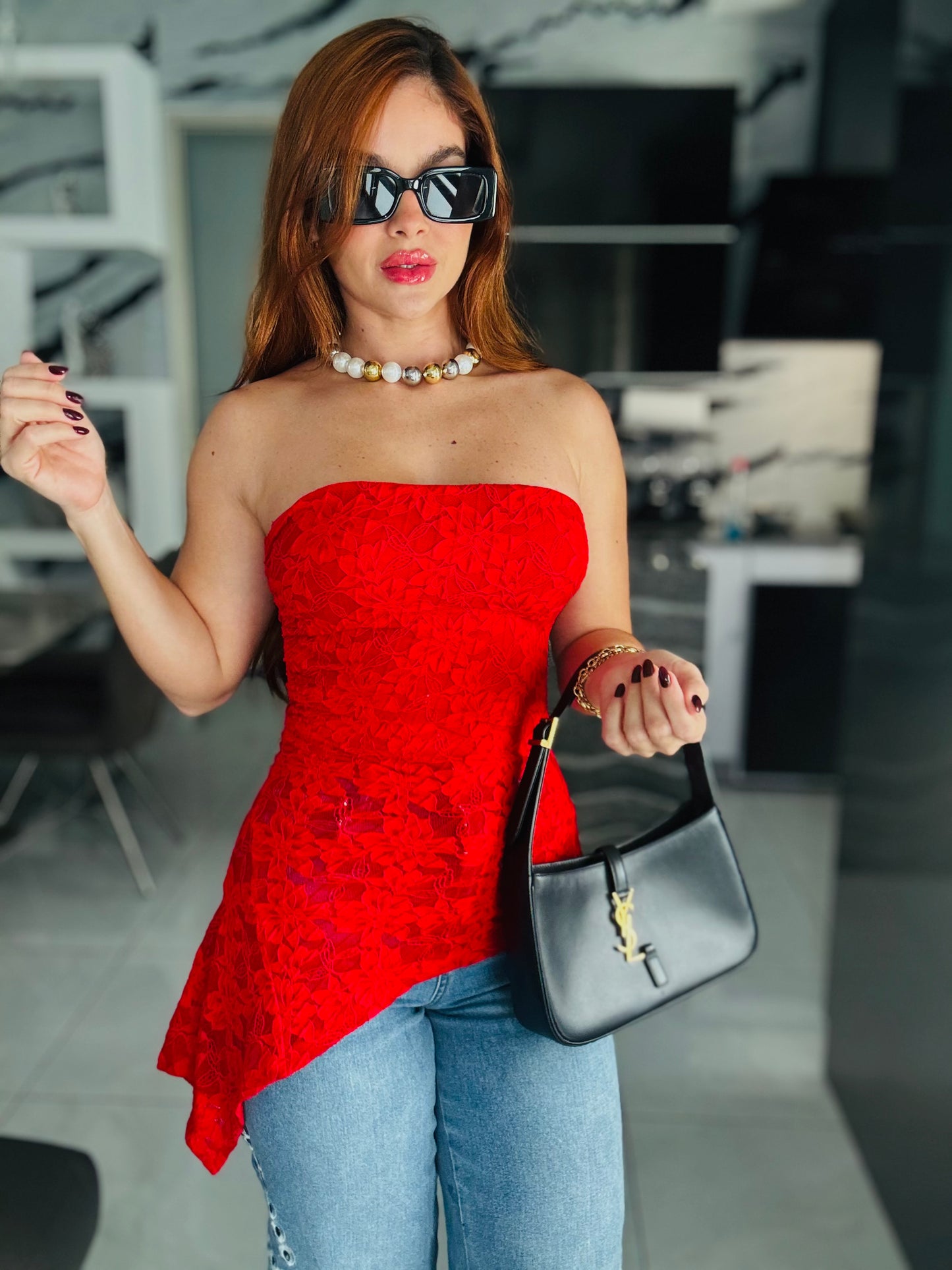 RED DESIRE TOP
