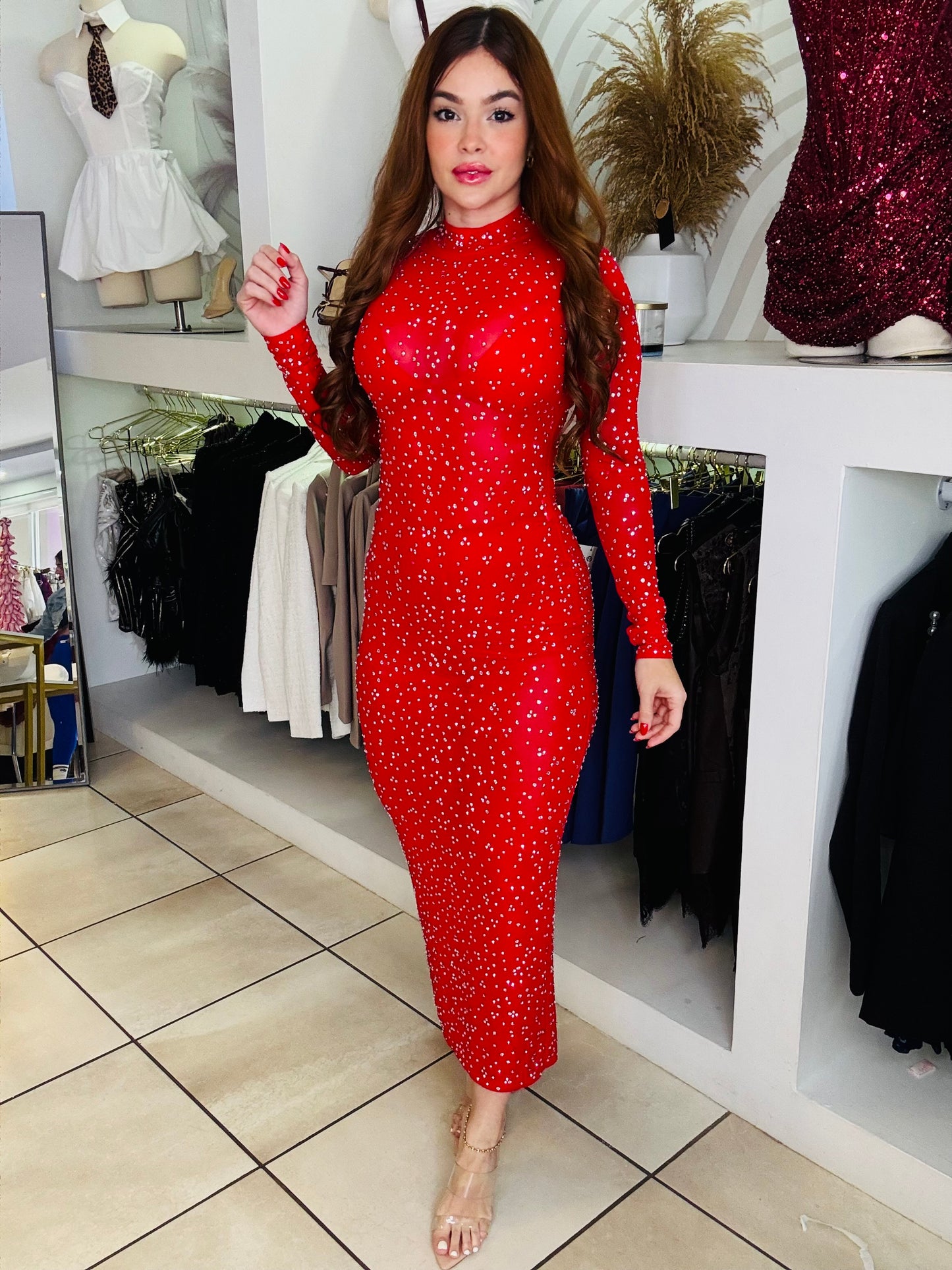 LOVE SPELL RED DRESS