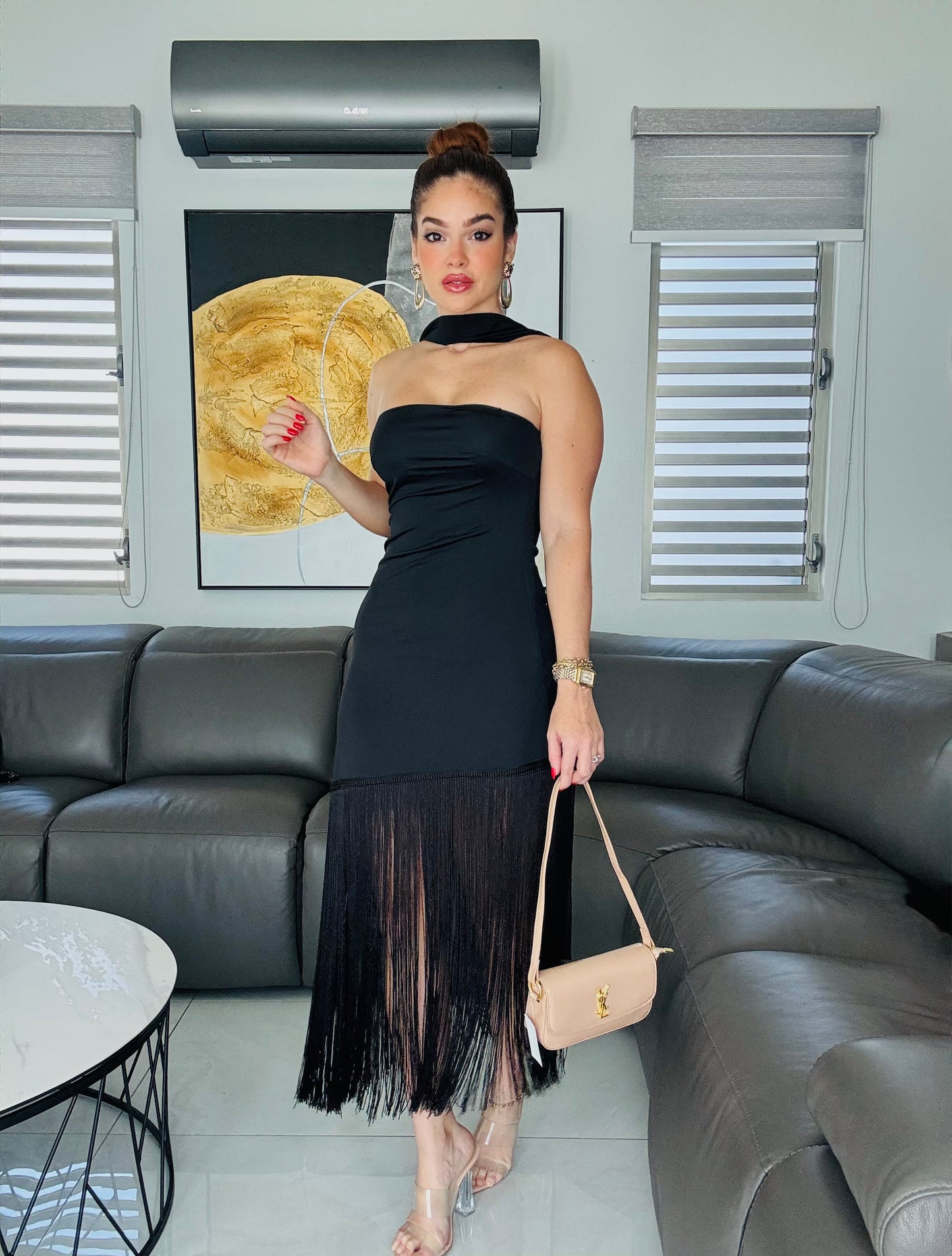 VOGUE ENERGY BLACK DRESS