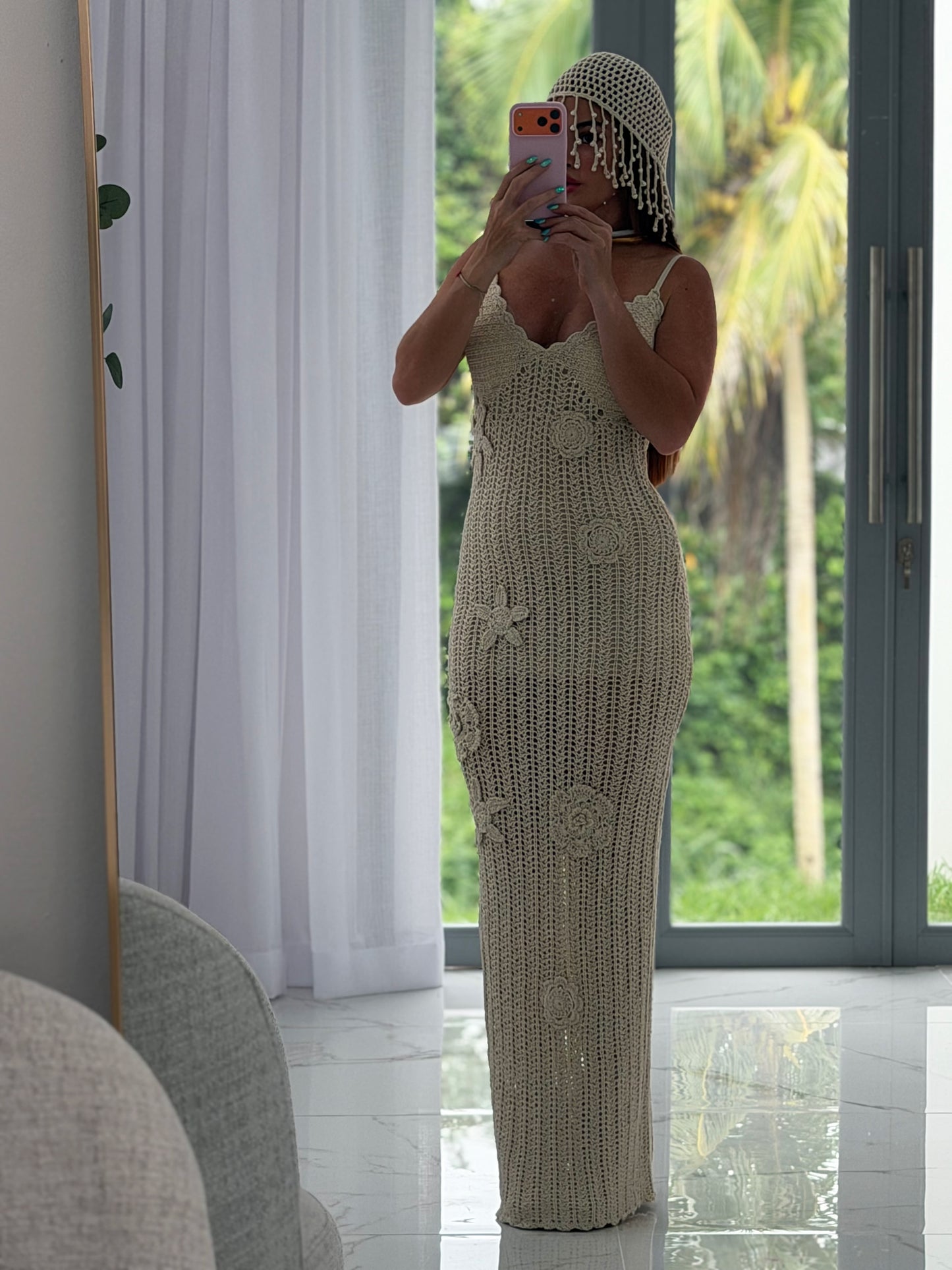 MÓNACO CROCHET DRESS