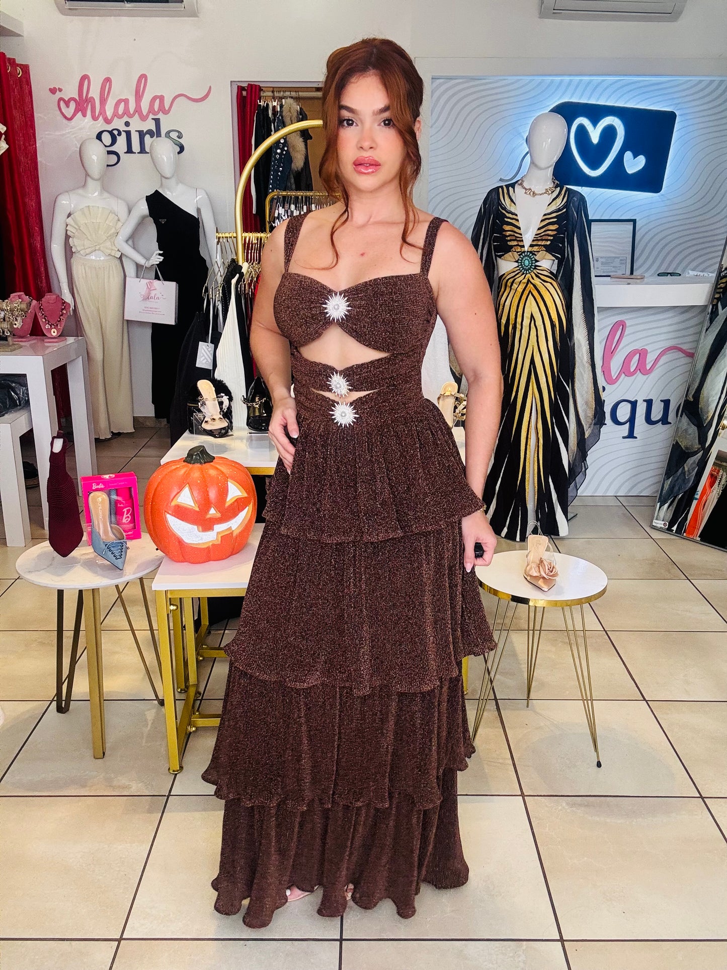 REVERIE BRONZE DRESS