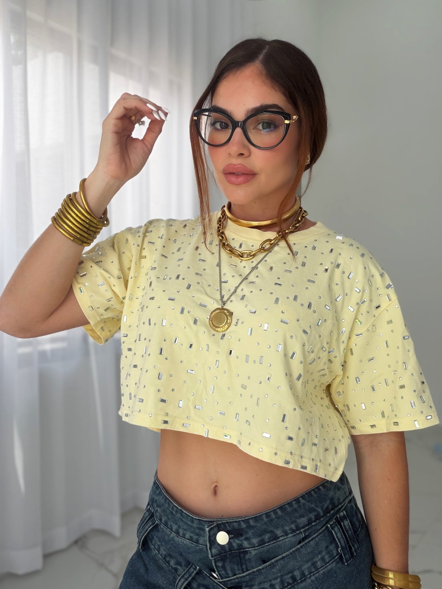 YELLOW AURA TOP