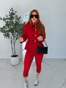 RED POLKA CAPRI