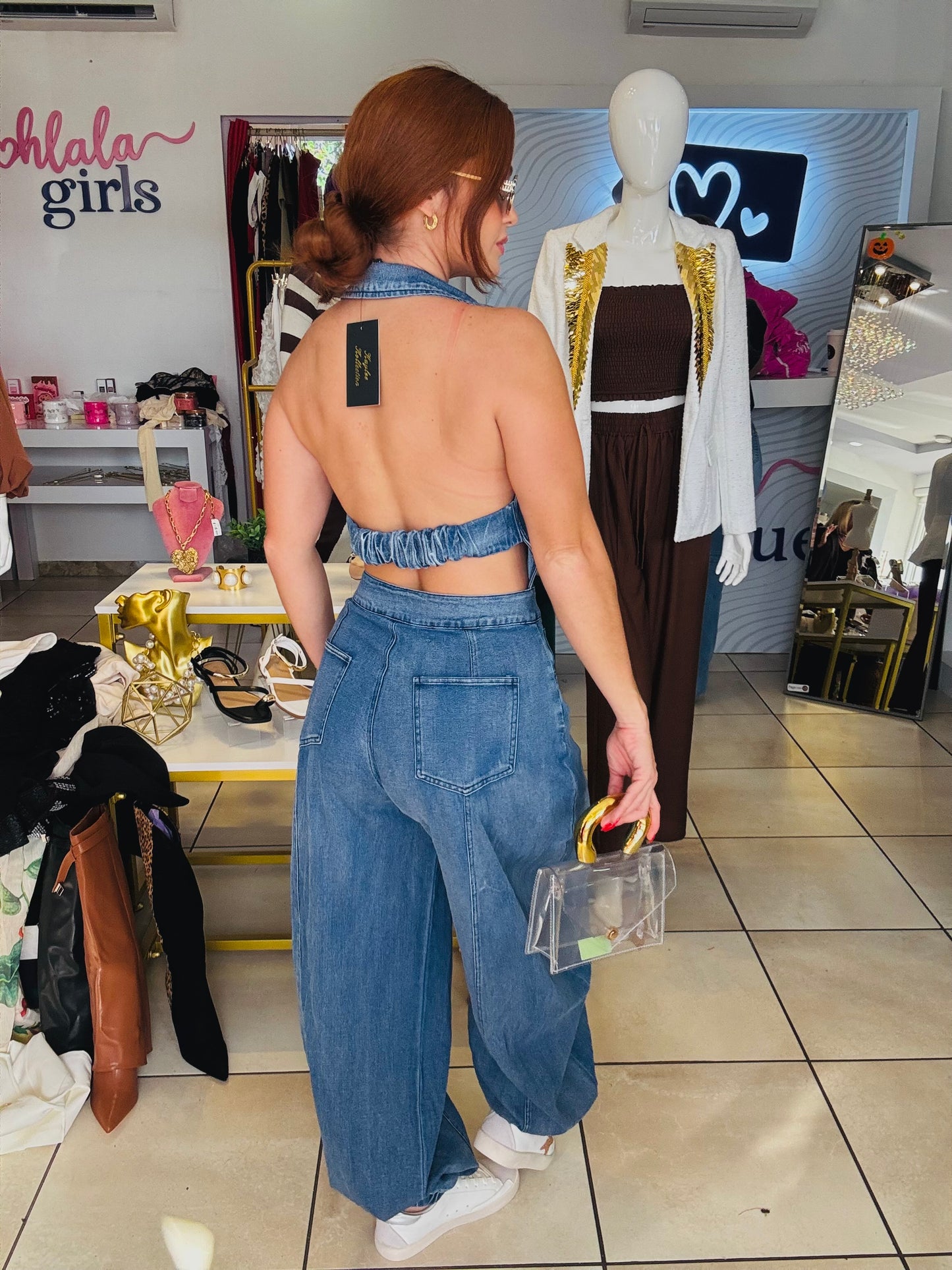 DENIM AÚRA JUMPSUIT