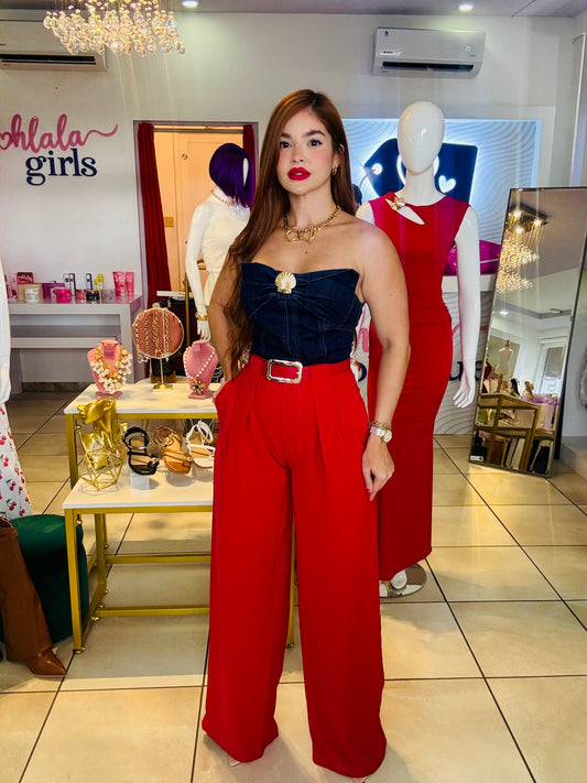 Red Flame Pants