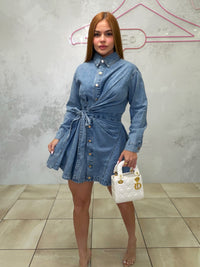 ESCAPE DENIM DRESS