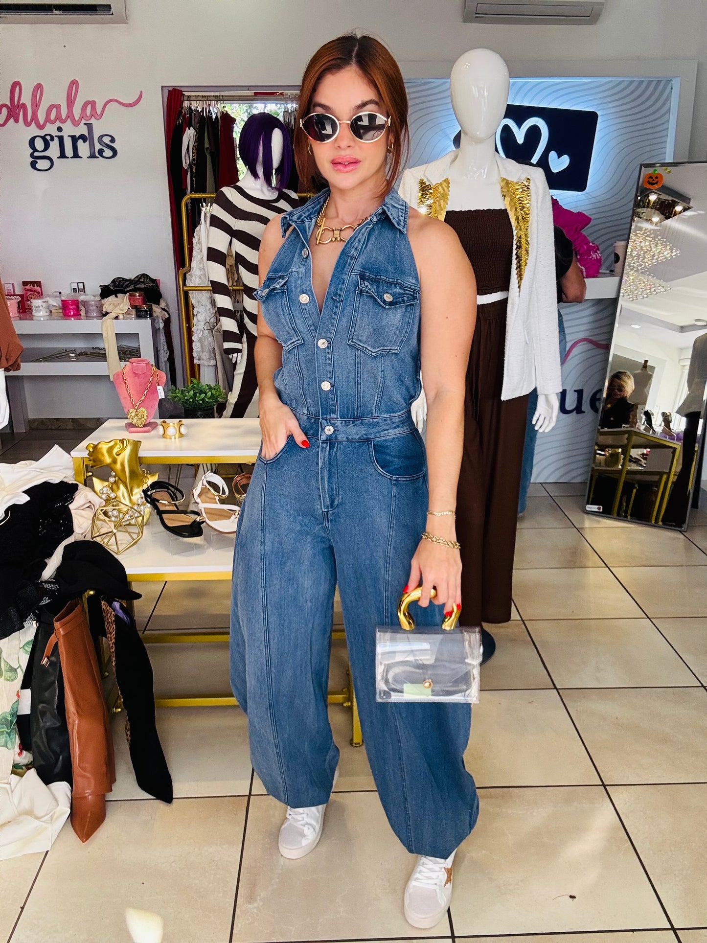 DENIM AÚRA JUMPSUIT