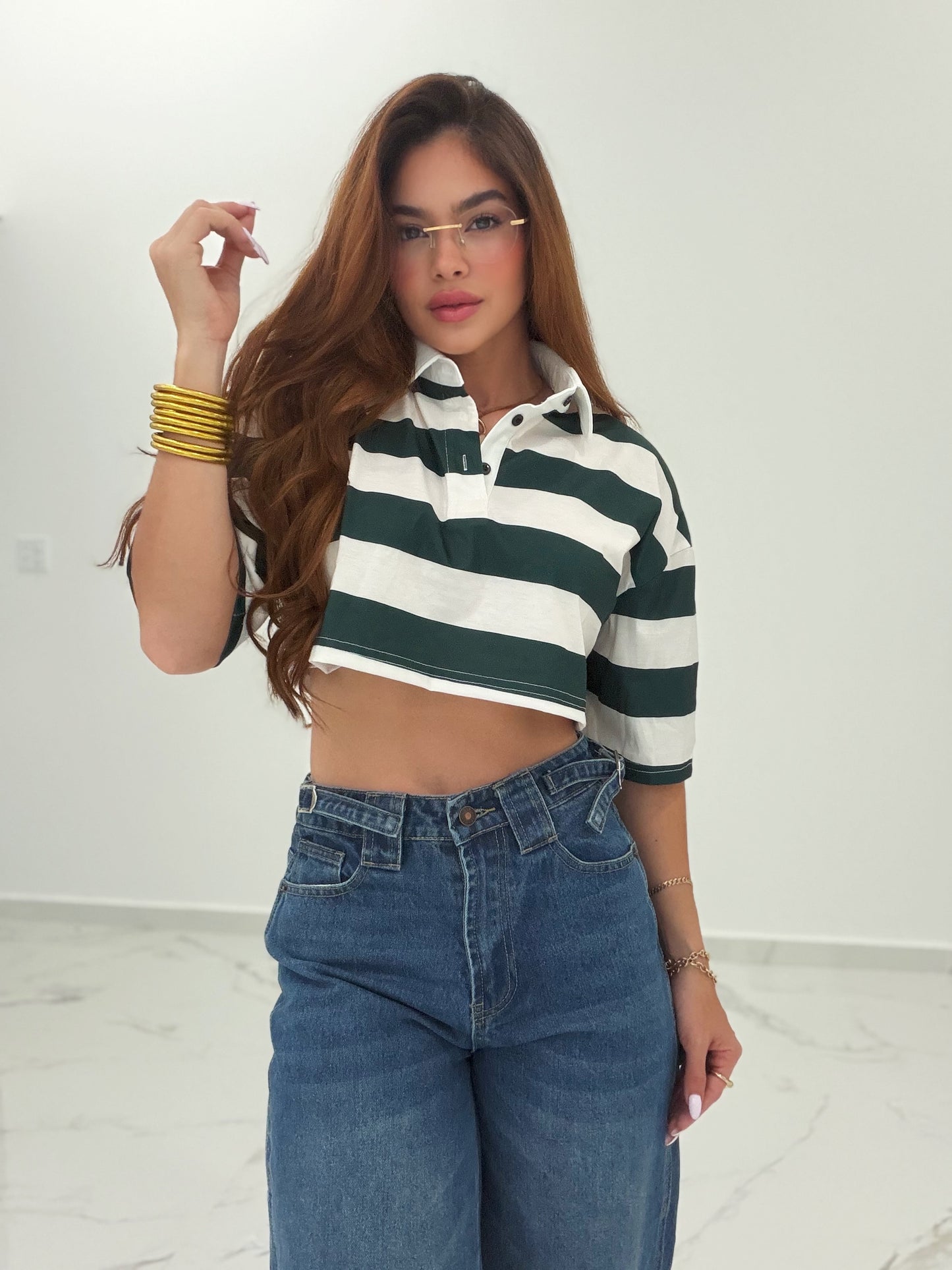 MOOD GREEN TOP