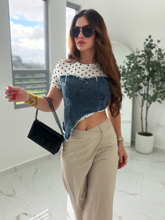 POLKA CRUSH TOP