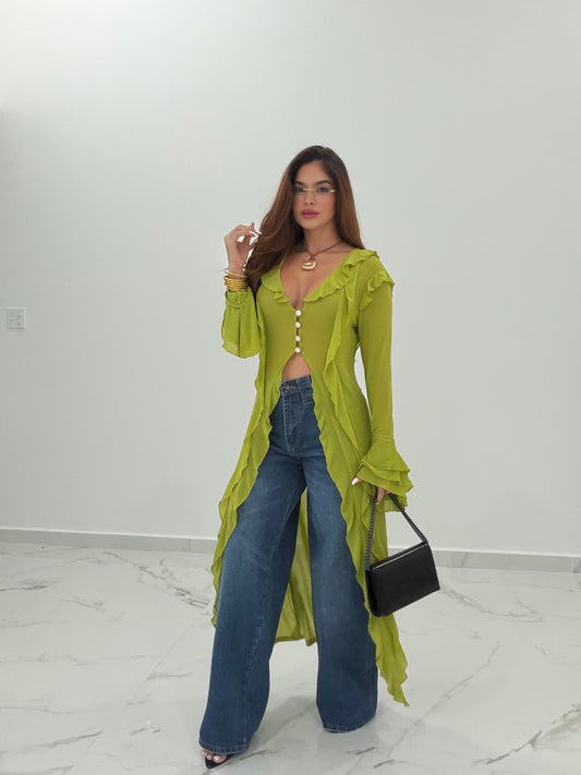 SAND OLIVE TOP