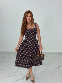 VENICE MOCHA DRESS
