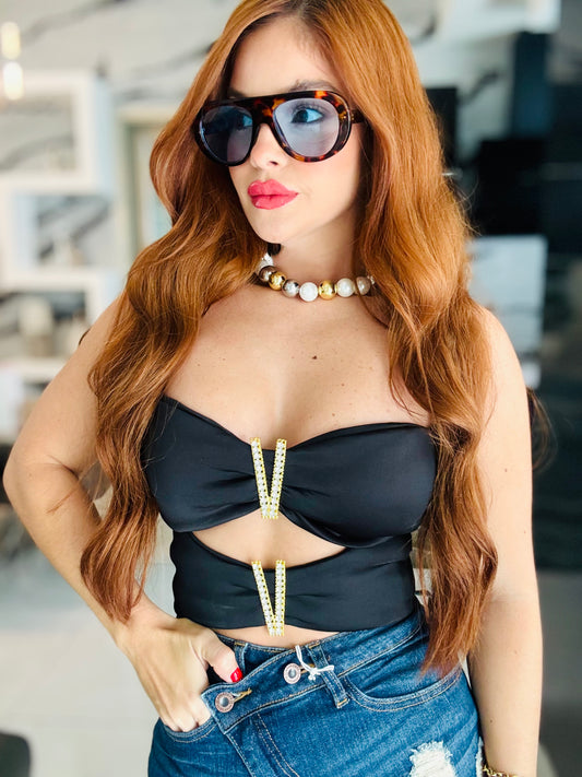 CHARM BLACK TOP