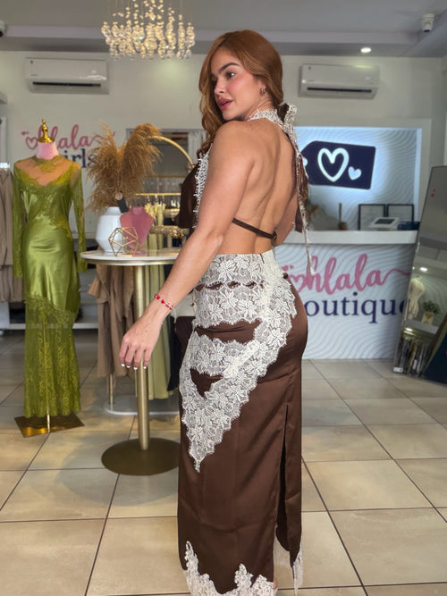The MOCHA LACE SET