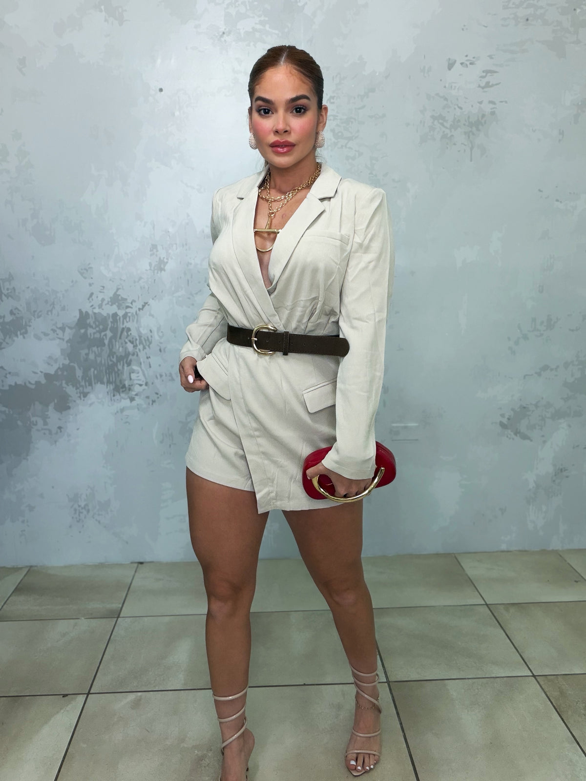 CLASS IVORY ROMPER