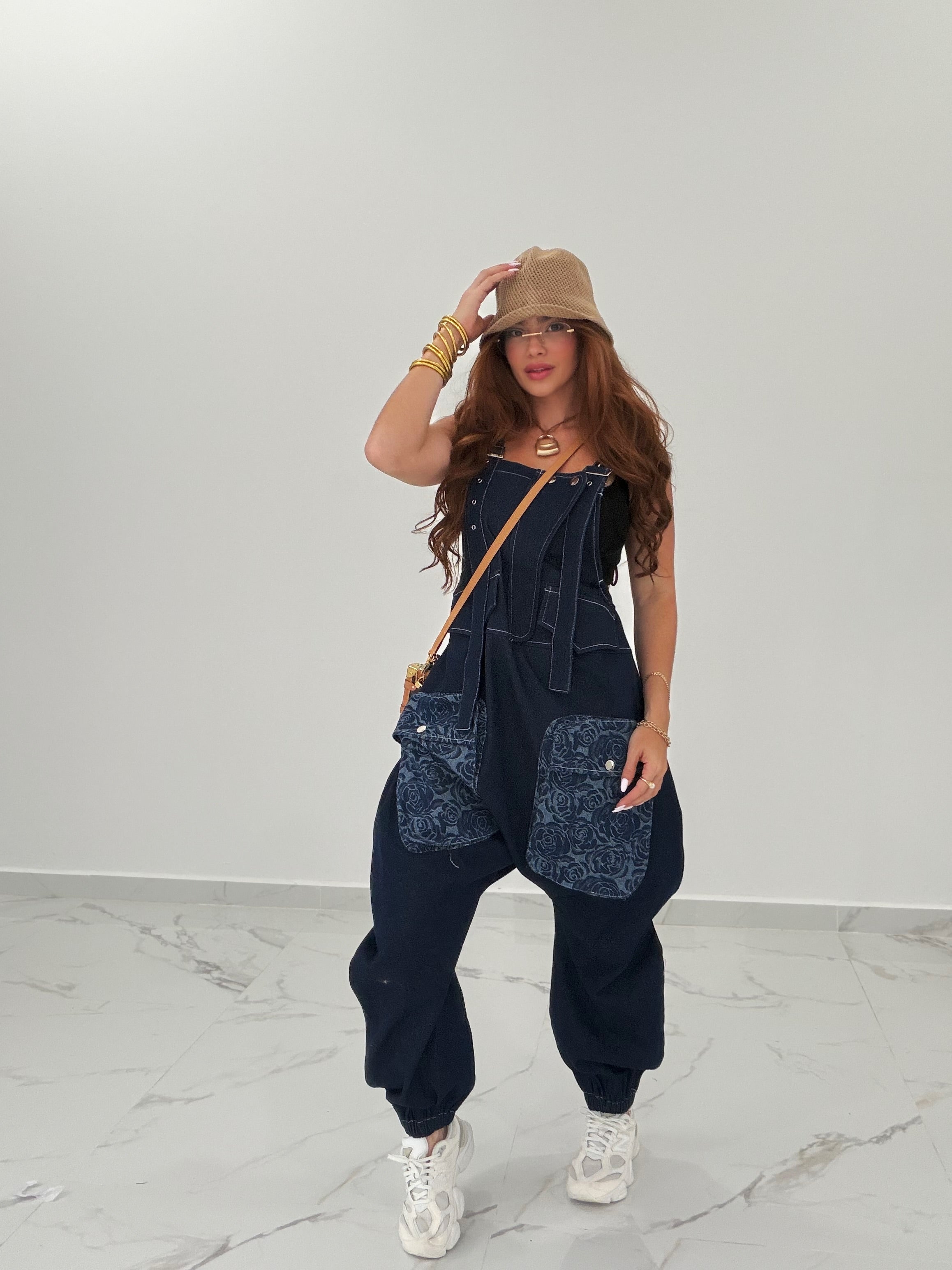 EASY BAGGY DENIM JUMP
