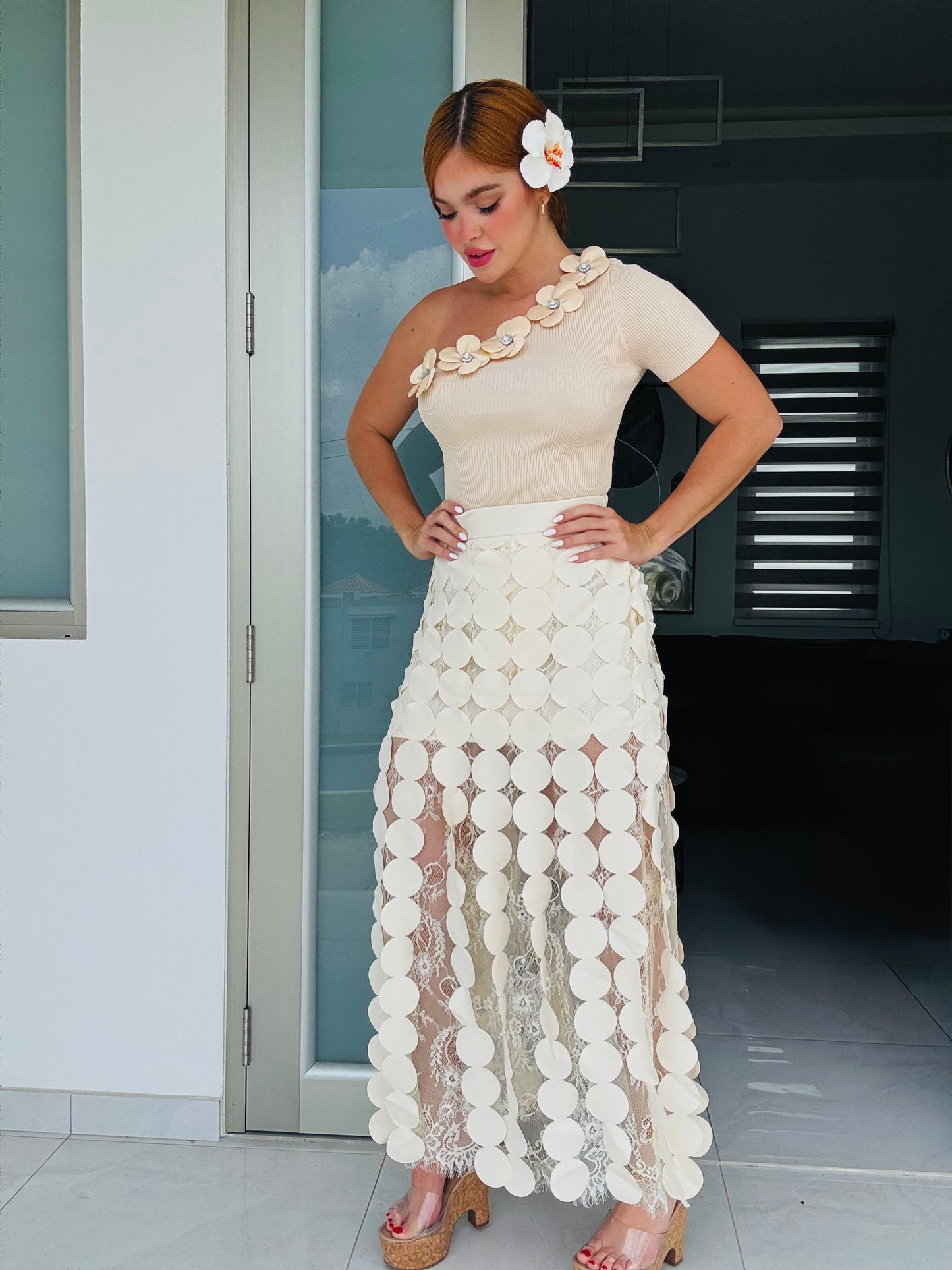 SAMBA NUDE SKIRT