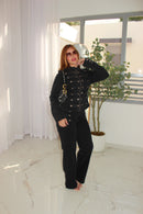 ARIA BLACK DENIM SET