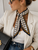 BLUE POLKA TWILLY SCARF