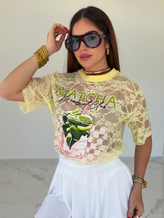 MATCHA YELLOW TSHIRT
