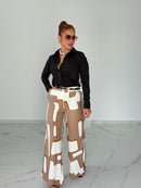 NINE CAMEL PANT