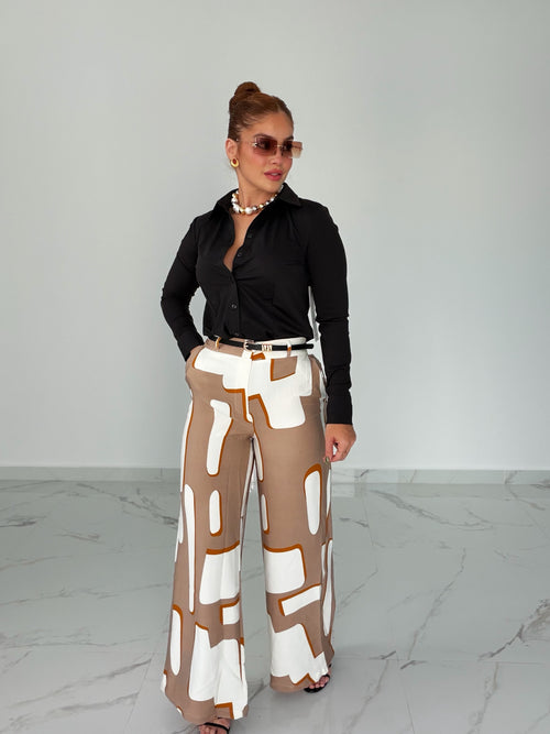 NINE CAMEL PANT