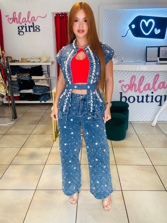 ISA DENIM SET