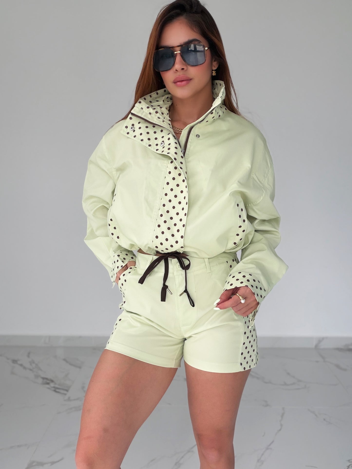 POLKA MUSE GREEN SET