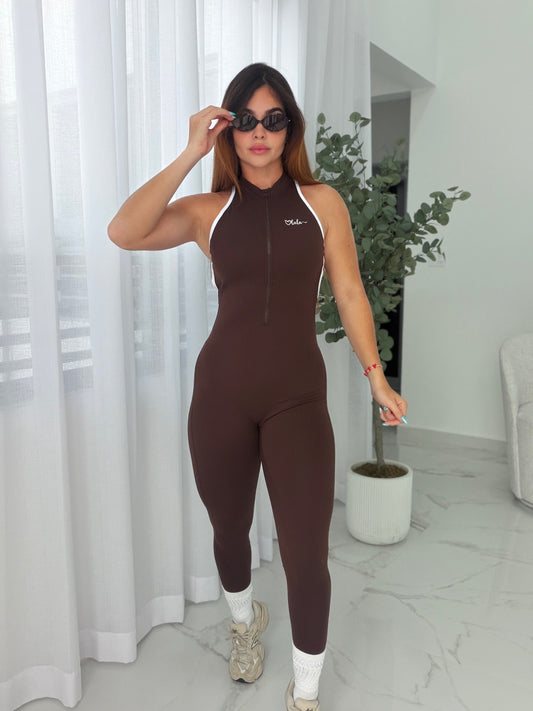MOCHA FLEX JUMPSUIT