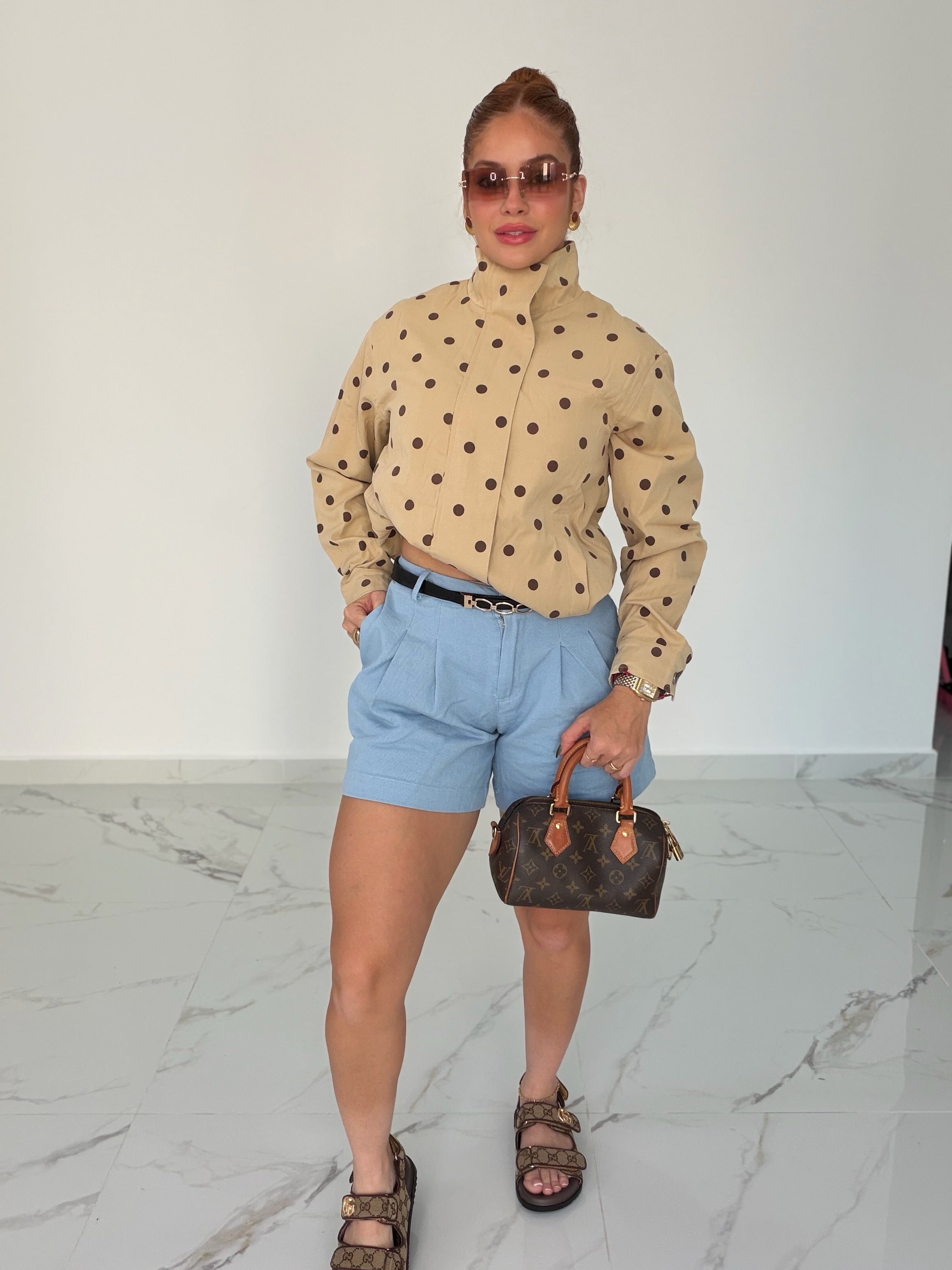 SHORT BLUE
