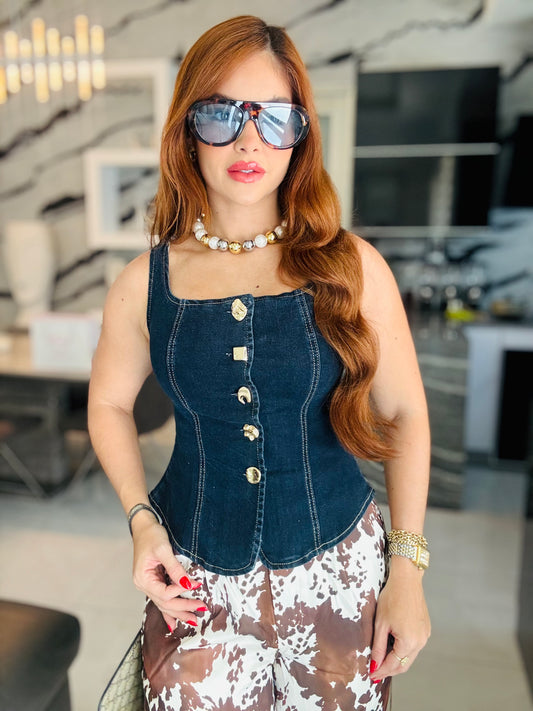 DENIM LEGACY TOP