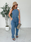 UPTOWN DENIM JUMPSUIT