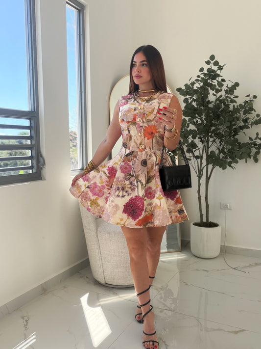 LUXE FLOWER DRESS