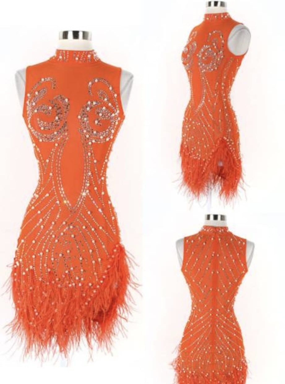 Orange World Dress