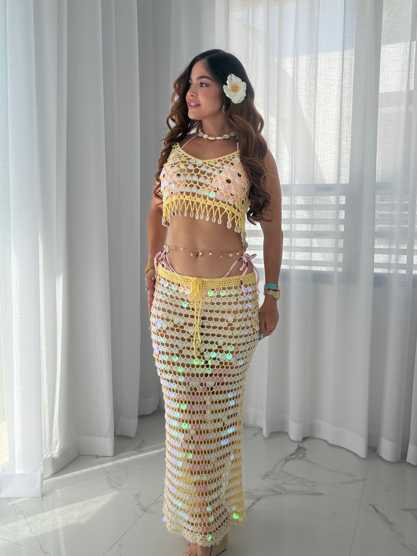 YELLOW MERMAID SET