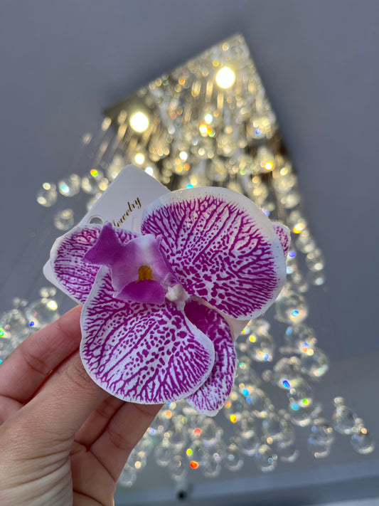 Orquídea vacation (violet & white)